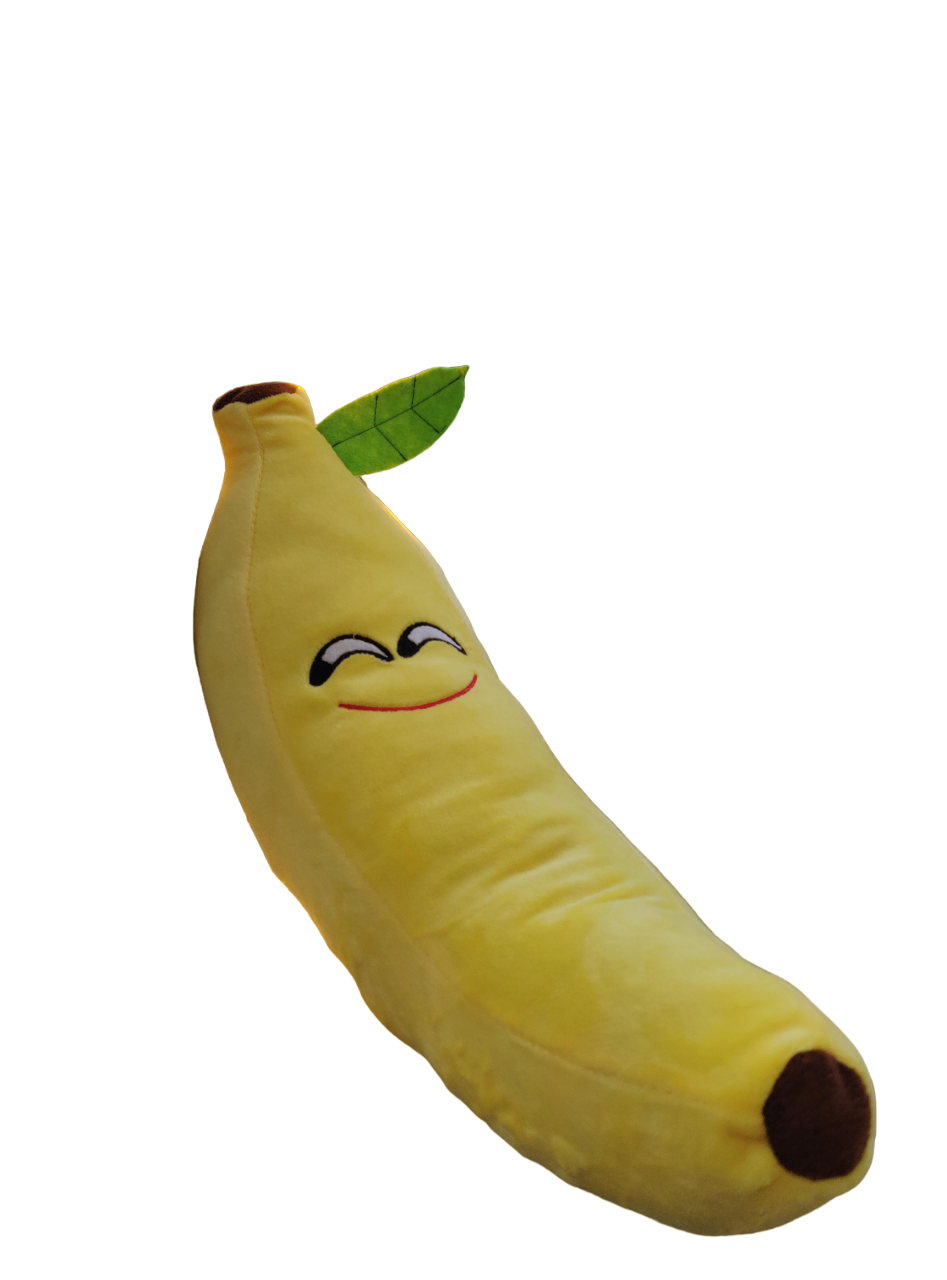 Декоративная подушка Банан хитрый 42 см Желтый (22012)