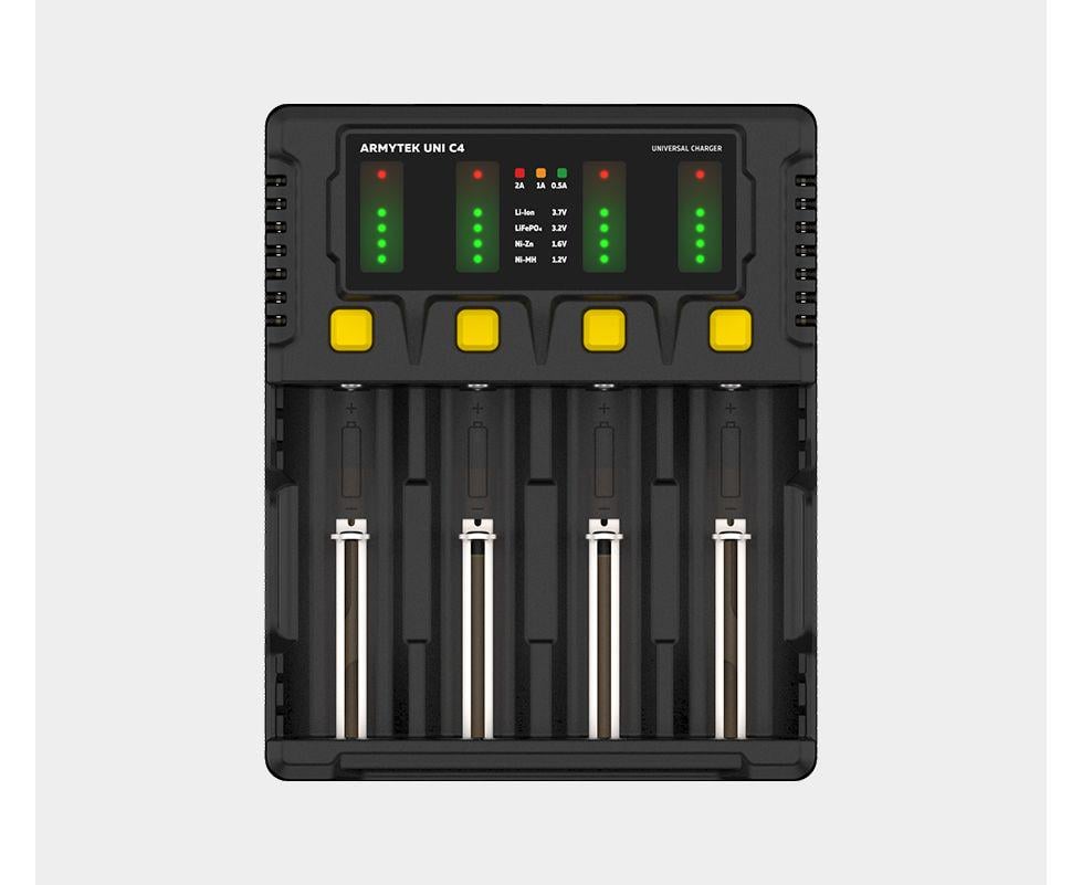 Зарядний пристрій Armytek Uni C4 (Plug C) - фото 6 Зарядний пристрій Armytek Uni C4 (Plug C) - фото 6