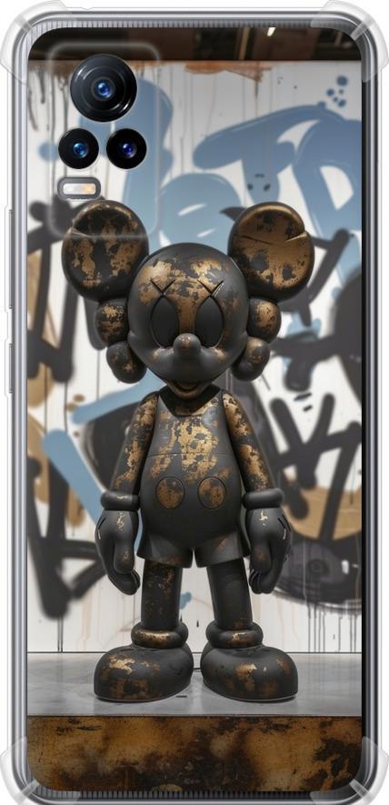Чехол на Vivo V21E Bronze kaws v2 (6098sp-2375-42517)
