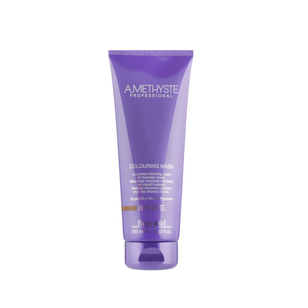 Маска для волосся коричневих відтінків Farmavita Amethyste Colouring Mask Brunette 250 мл