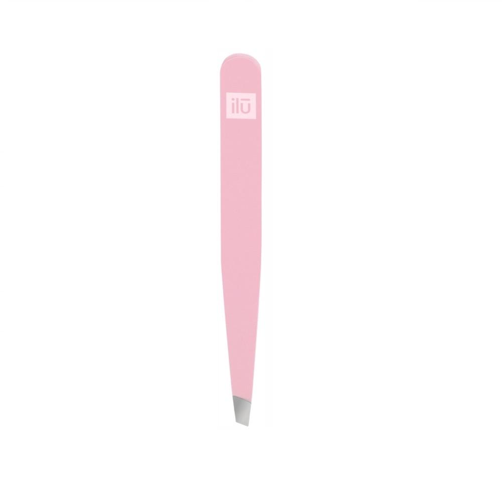 Пинцет Ilu Slant Tweezers 1 шт. Розовый (5903018915869)