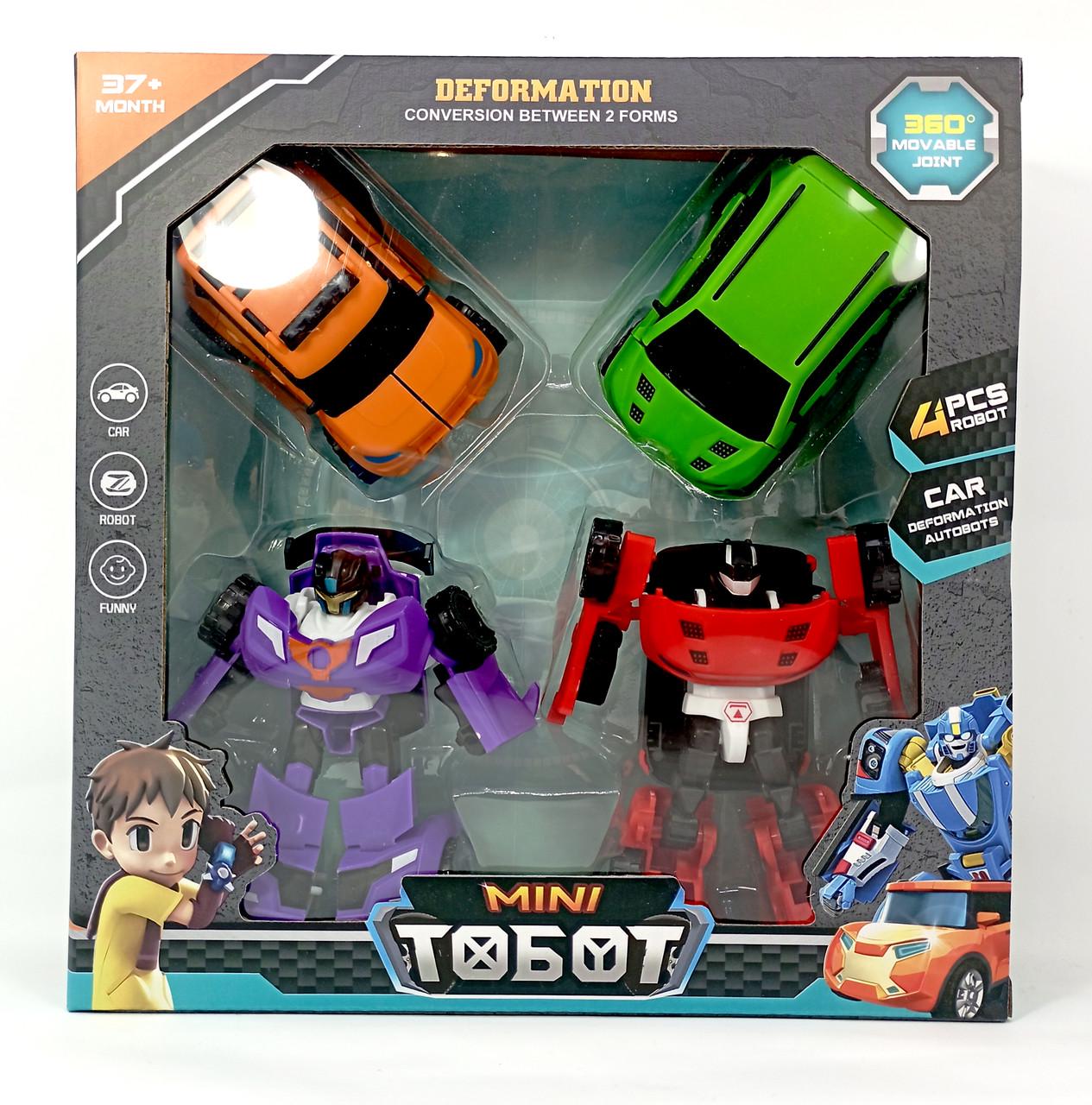 ᐉ Игровой набор роботов Tobots 4шт. (T666Т)