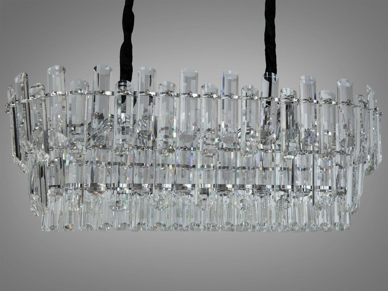 Люстра LED хрустальная Diasha 2020/800x300CH Хром Люстра LED хрустальная Diasha 2020/800x300CH Хром