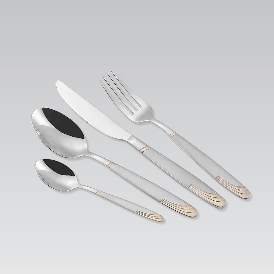 Столовый набор Maestro MR 1512G-24 нержавеющая сталь 24 пр. (2556137230)