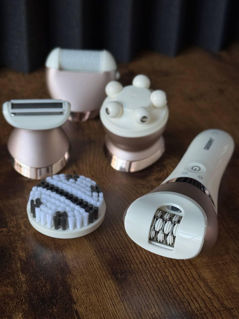 Эпилятор женский Geemy GM-7003 5в1 для всего тела аккумуляторный беспроводной - фото 6 Эпилятор женский Geemy GM-7003 5в1 для всего тела аккумуляторный беспроводной - фото 6