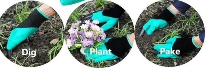 Перчатки для садово-огородных работ L Зеленый/Черный (13293208) - фото 5 Перчатки для садово-огородных работ L Зеленый/Черный (13293208) - фото 5