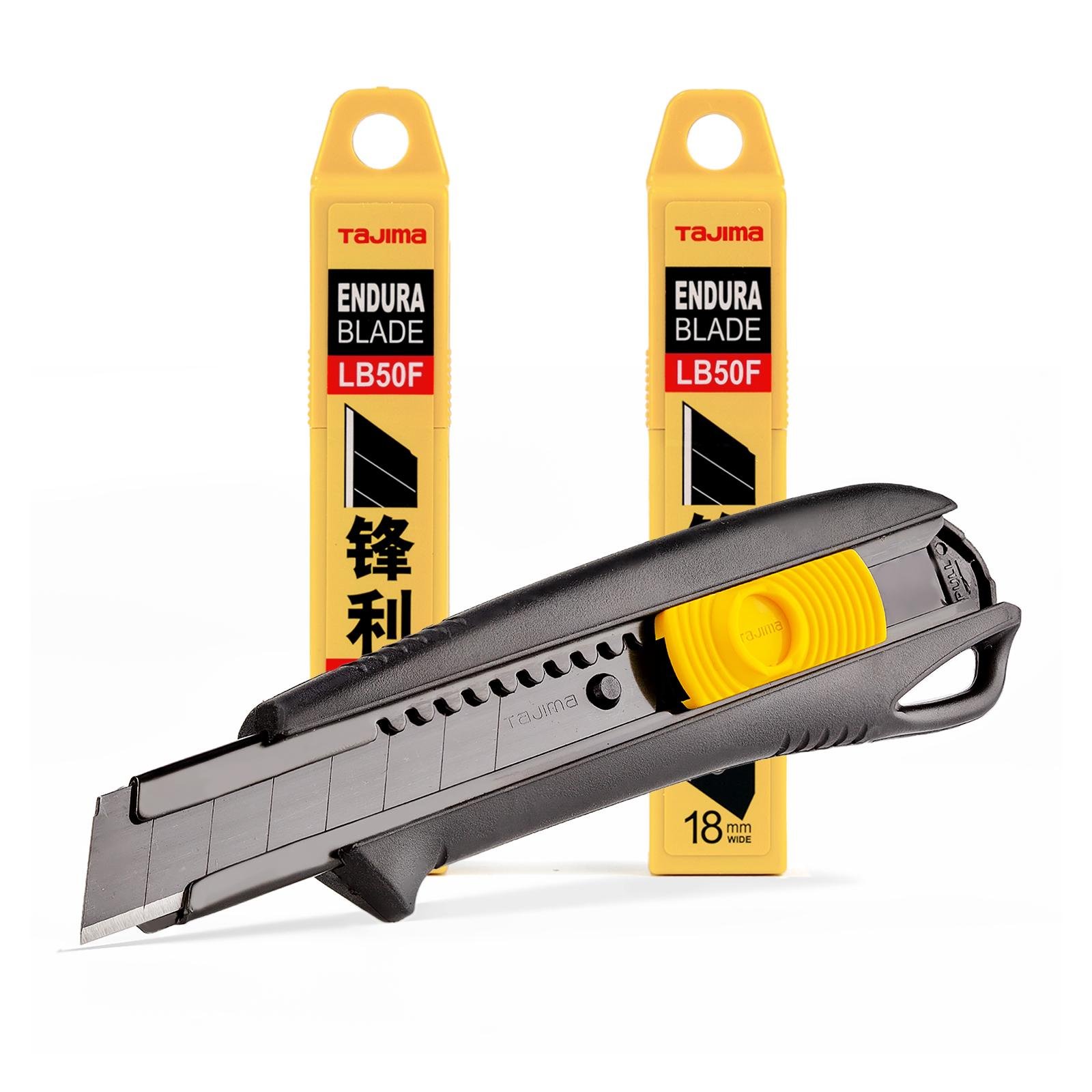 Нож строительный сегментный Tajima DC-L560BBL со сменными лезвиями 20 шт. (1101-1701 1102-0689)