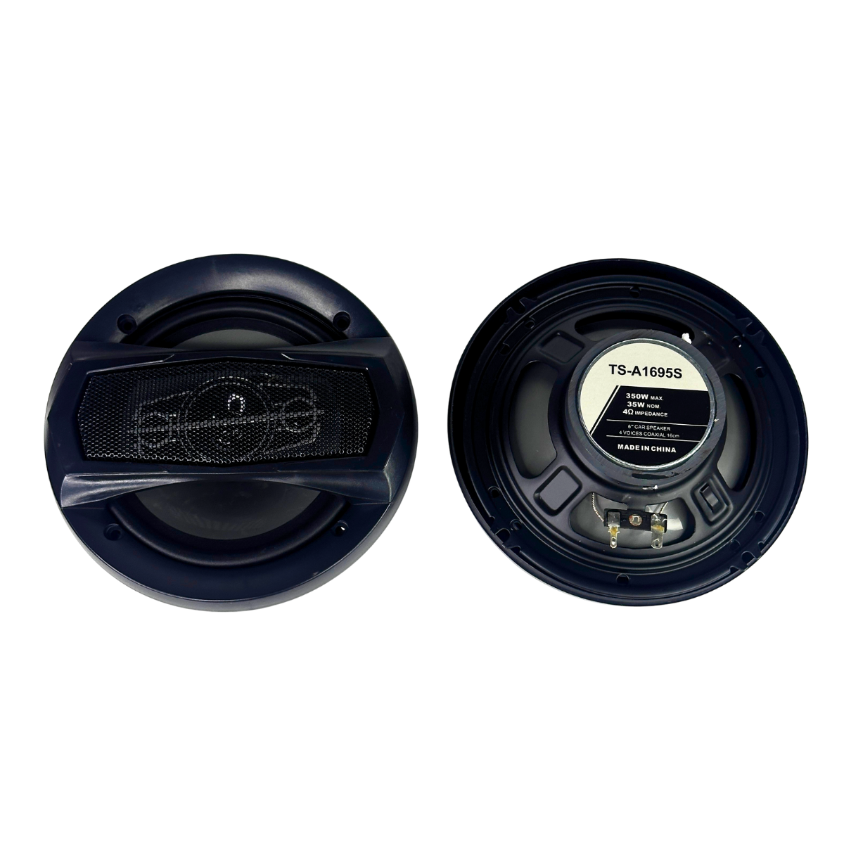 Динамики автомобильные 4-полосные 6" Черный (TS-A1695S)