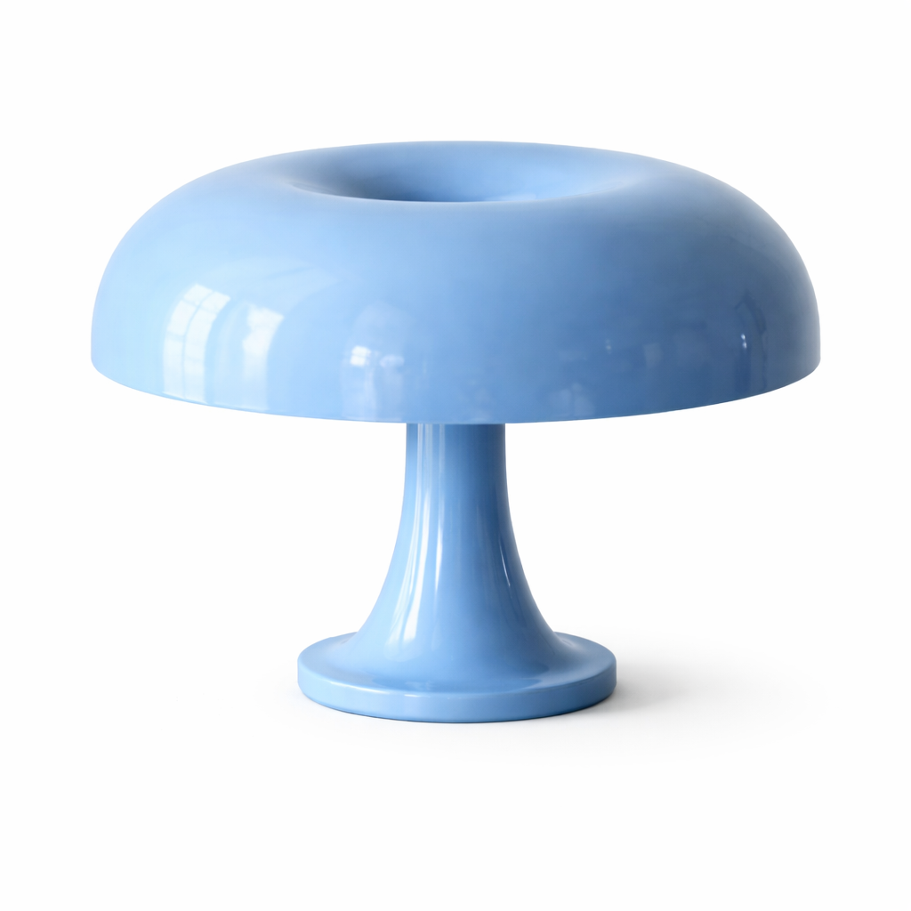 Настільні LED-лампа Гриб USB портативна 25 см Блакитний (33549762)