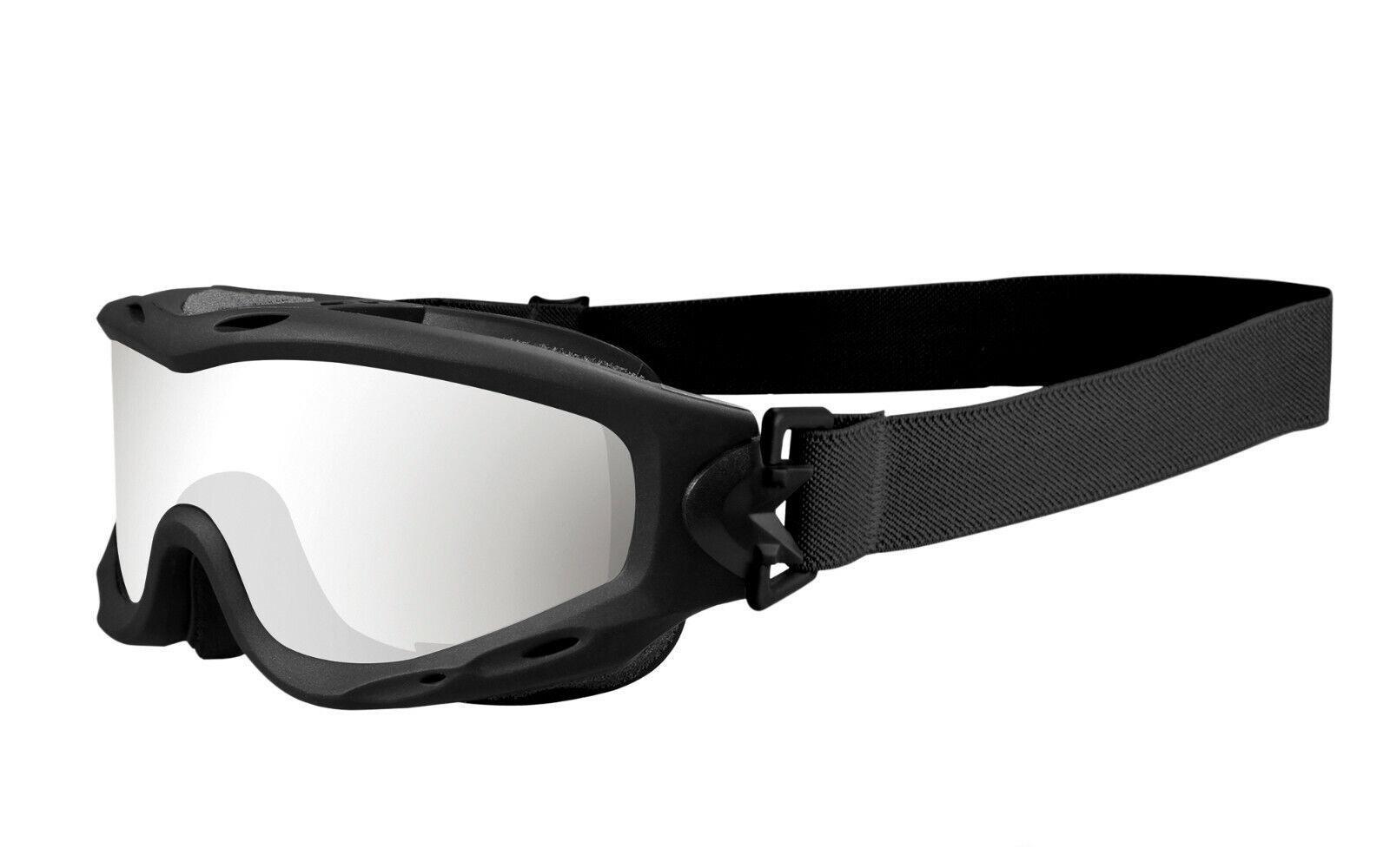 Маска Wiley X SPEAR Smoke/Clear Matte Black Frame 2 линзы Черный матовый