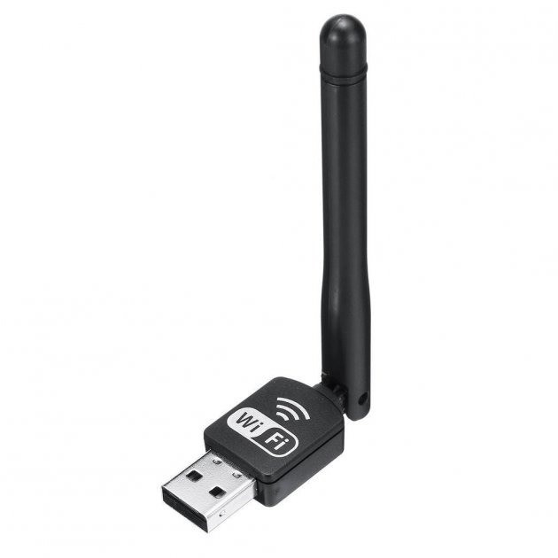 Адаптер сети беспроводной PIX-LINK Wi-Fi USB LV-UW10-2DB чип RTL8188 Black (17621) - фото 1
