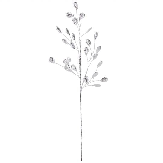 Декоративна гілка Срібне сяйво 39 см (9155-017)