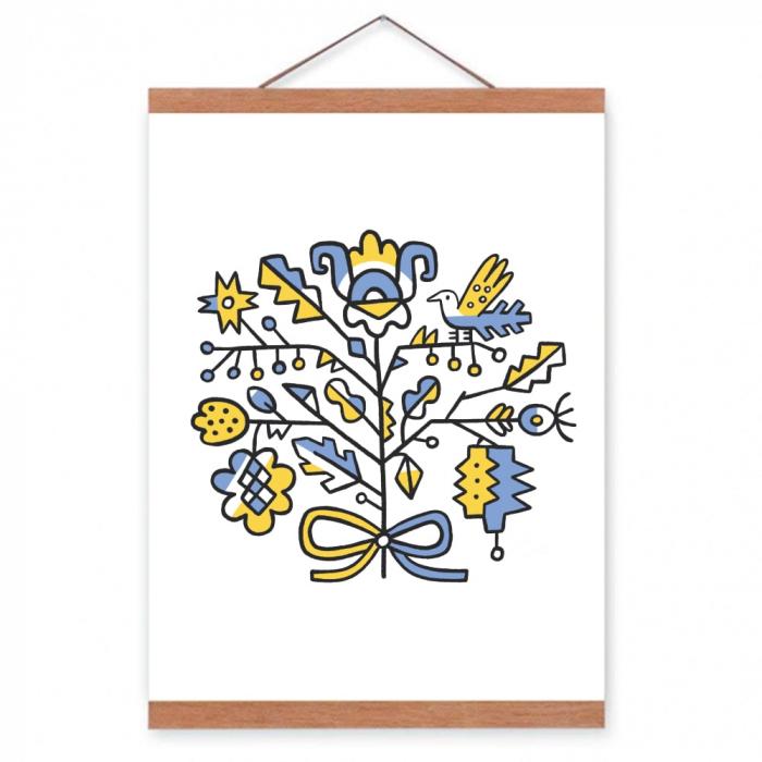 Постер Орнамент с креплением (AA-0108583)