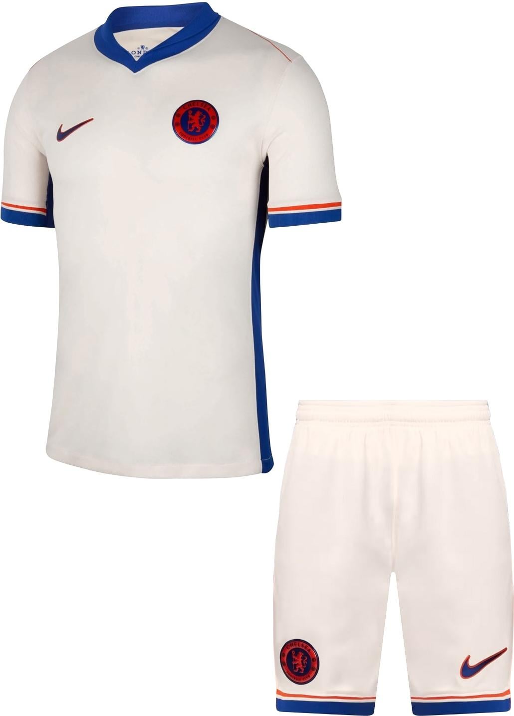 Футбольная форма Челси 2024-2025 выездная S Бежево-оранжевый (F0124)