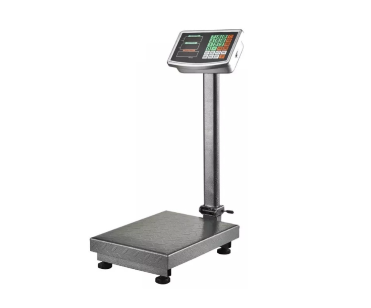 Весы платформенные до 150 кг с памятью/автоматическим отключением и аккумулятором (VP-733)