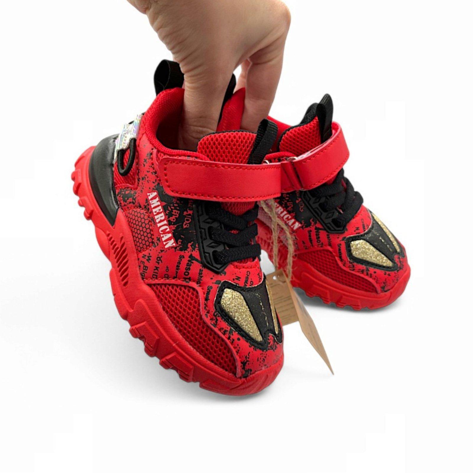 Кросівки дитячі для хлопчика American Club р. 26 Червоний (VM897s) - фото 2 Кросівки дитячі для хлопчика American Club р. 26 Червоний (VM897s) - фото 2