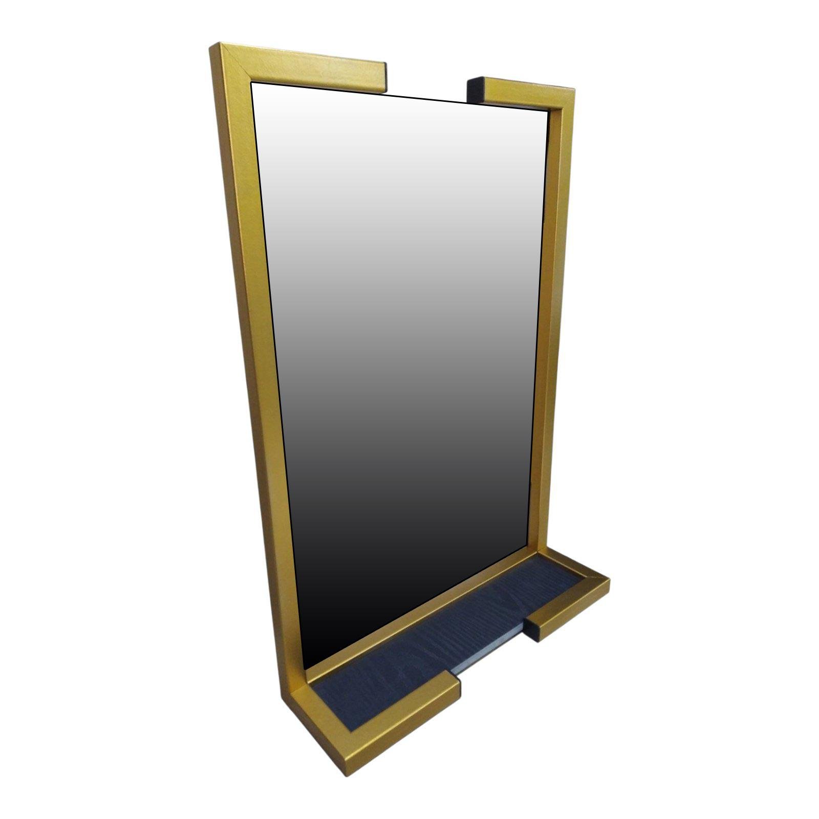 Дзеркало для ванної кімнати TheMix Loft 60 см Gold (2400) - фото 5