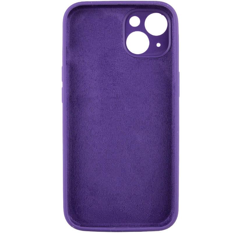 Противоударный Чехол Silicone Case Full Camera Protective (AA) для Apple iPhone 14 (6.1") Фиолетовый / Amethyst - фото 4