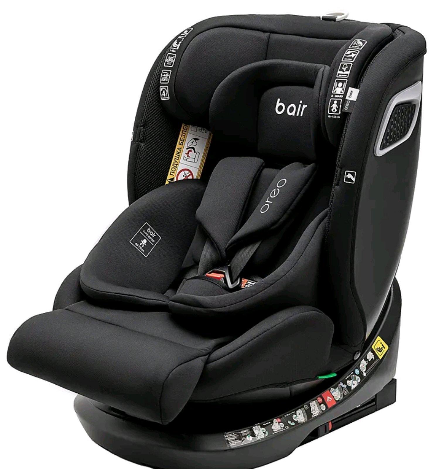 Автокресло Bair Oreo 360 i-size Iso-fix BO-01 Black (31494415)