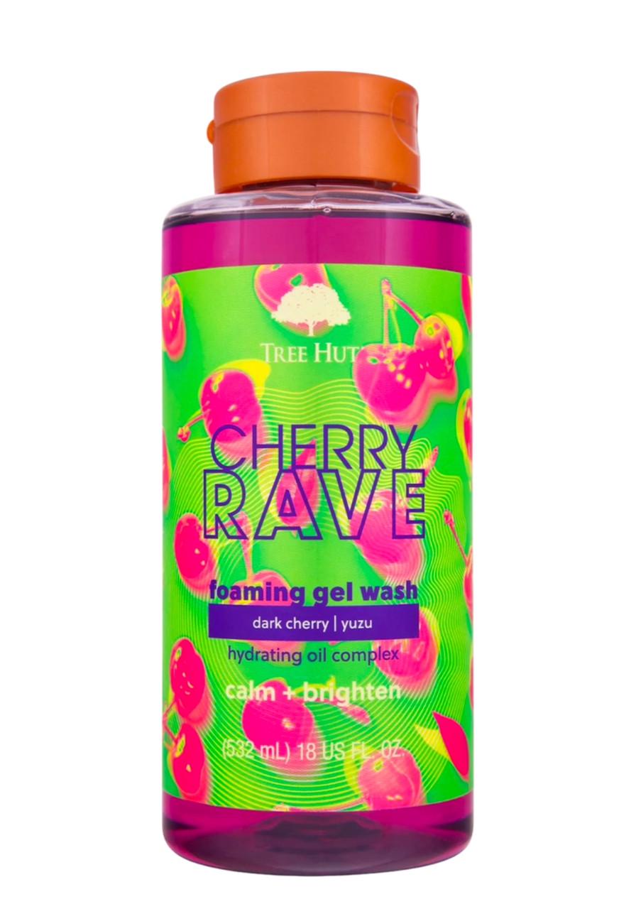 Гель для душу Tree Hut Cherry Rave Foaming Gel Wash з оліями авокадо ківі апельсина 532 мл (3293)