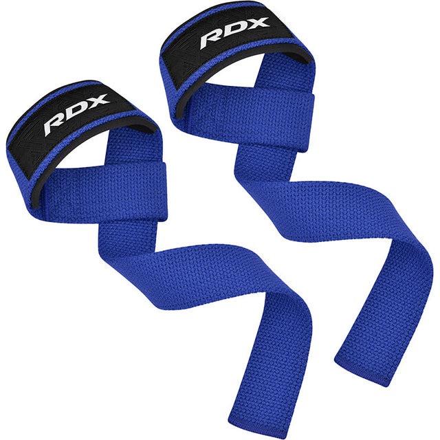 Лямки для тяги RDX W1 Gym Single Strap Plus Blue (21398879) - фото 3