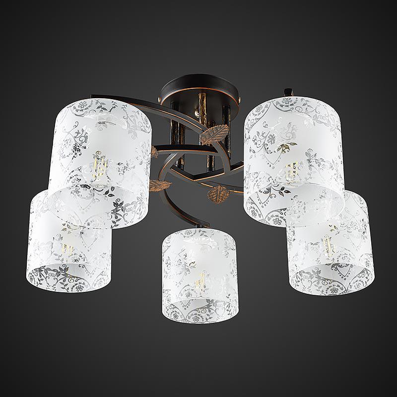 Стельова люстра Light House DL-17313/5 BN Коричневий