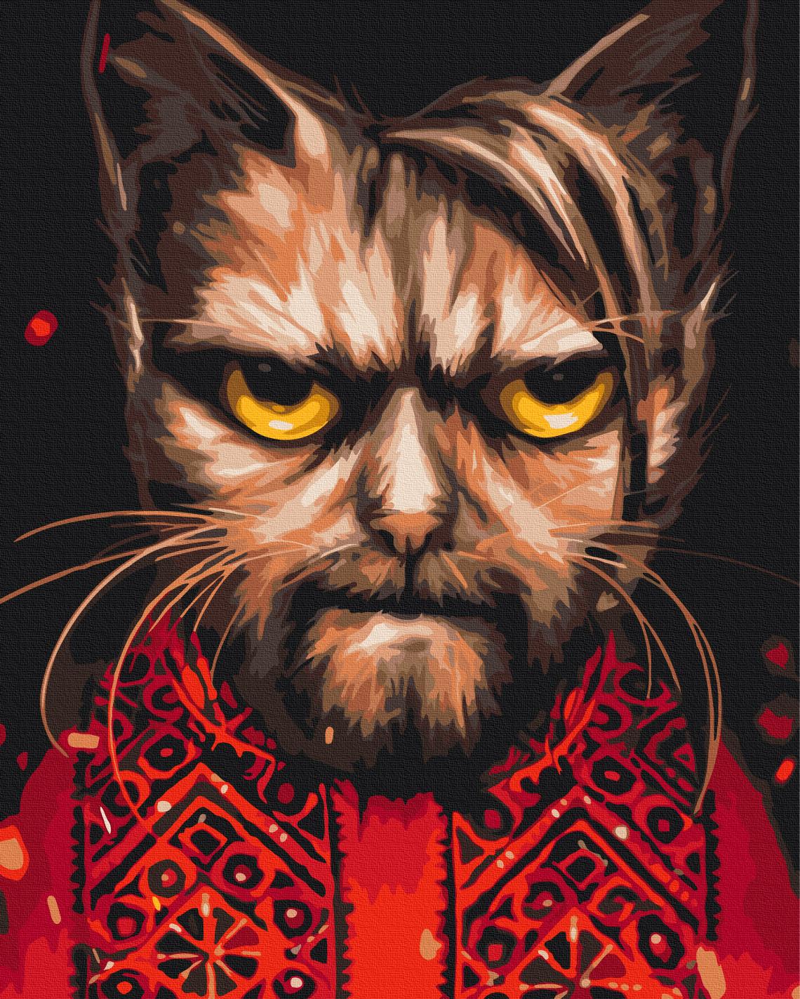 Картина по номерам Brushme Кот Усик 40x50 см (BS54216)