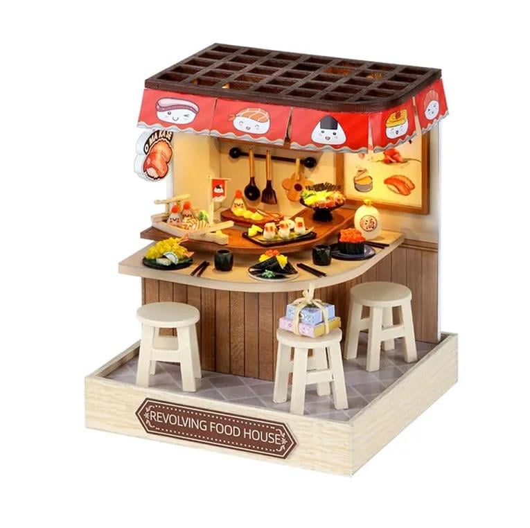 Румбокс DIY Revolving Food House3D Вращающийся дом еды (QT-088)