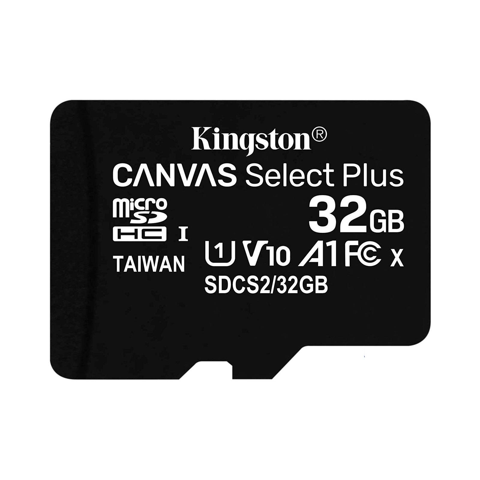 Карта памяти Kingston 32GB microSD HC Class 10 UHS-I Canvas Select Plus (SDCS2/32GBSP)