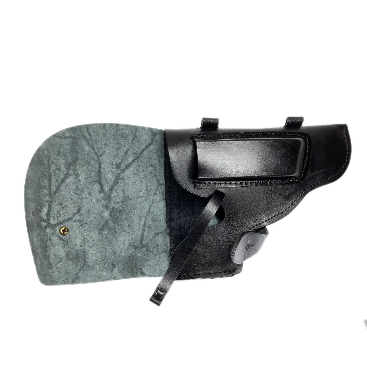 Кобура поясная ПМ Штатная с чехлом под запасной магазин (1839053823) - фото 3 Кобура поясная ПМ Штатная с чехлом под запасной магазин (1839053823) - фото 3