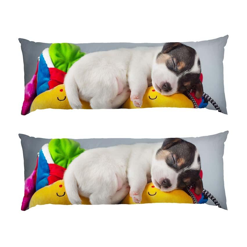 Подушка дакимакура Щенок Сладкий сон Puppy габардин 140х45 см (113598-2)