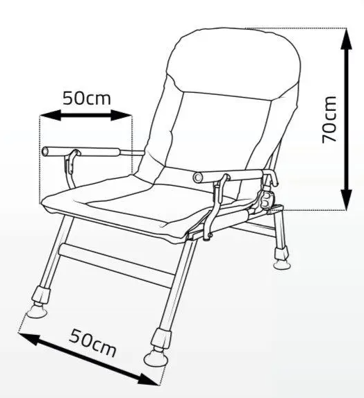 Крісло туристичне коропове Elektrostatyk FK5 посилене з підлокітниками - фото 3 Крісло туристичне коропове Elektrostatyk FK5 посилене з підлокітниками - фото 3