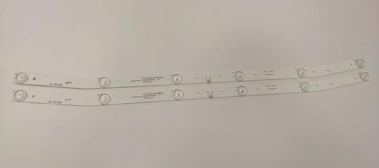 Комплект LED підсвітки до телевізора AKAI 584 мм 6v JS-D-JP3220-061EC - фото 3