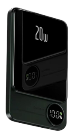 Повербанк беспроводной Q9 5000 mAh Черный (30322599) - фото 5 Повербанк беспроводной Q9 5000 mAh Черный (30322599) - фото 5