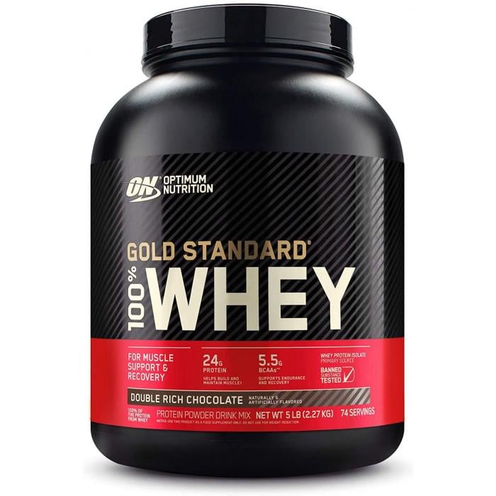 Протеин Gold Standard 100% Whey Double Rich Chokolate 2273 г