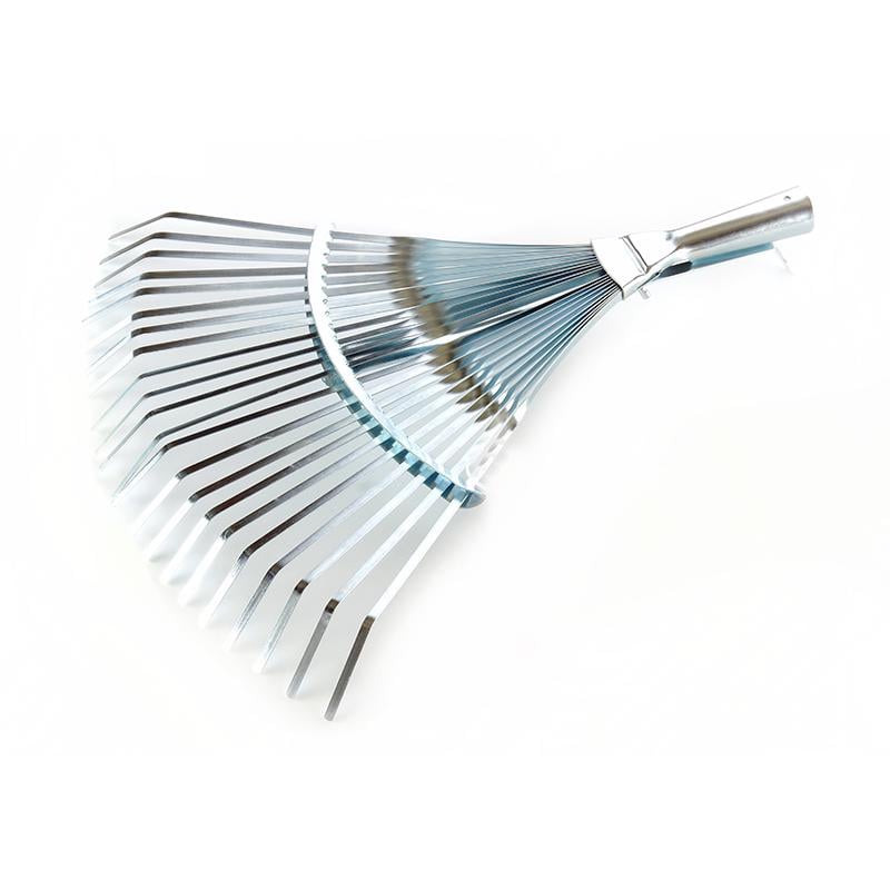 Грабли Сила веерные регулируемые 370-500 мм оцинкованные 22 плоских прутья (550862)