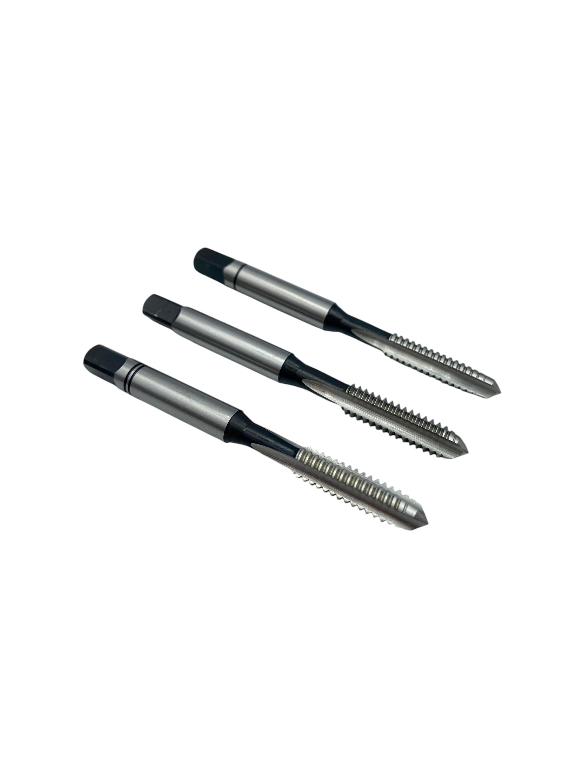 Метчик дюймовый UNC 1/4" 20 нитей Р6М5 HSS N1110-S 111064 DC Swiss 3 шт.