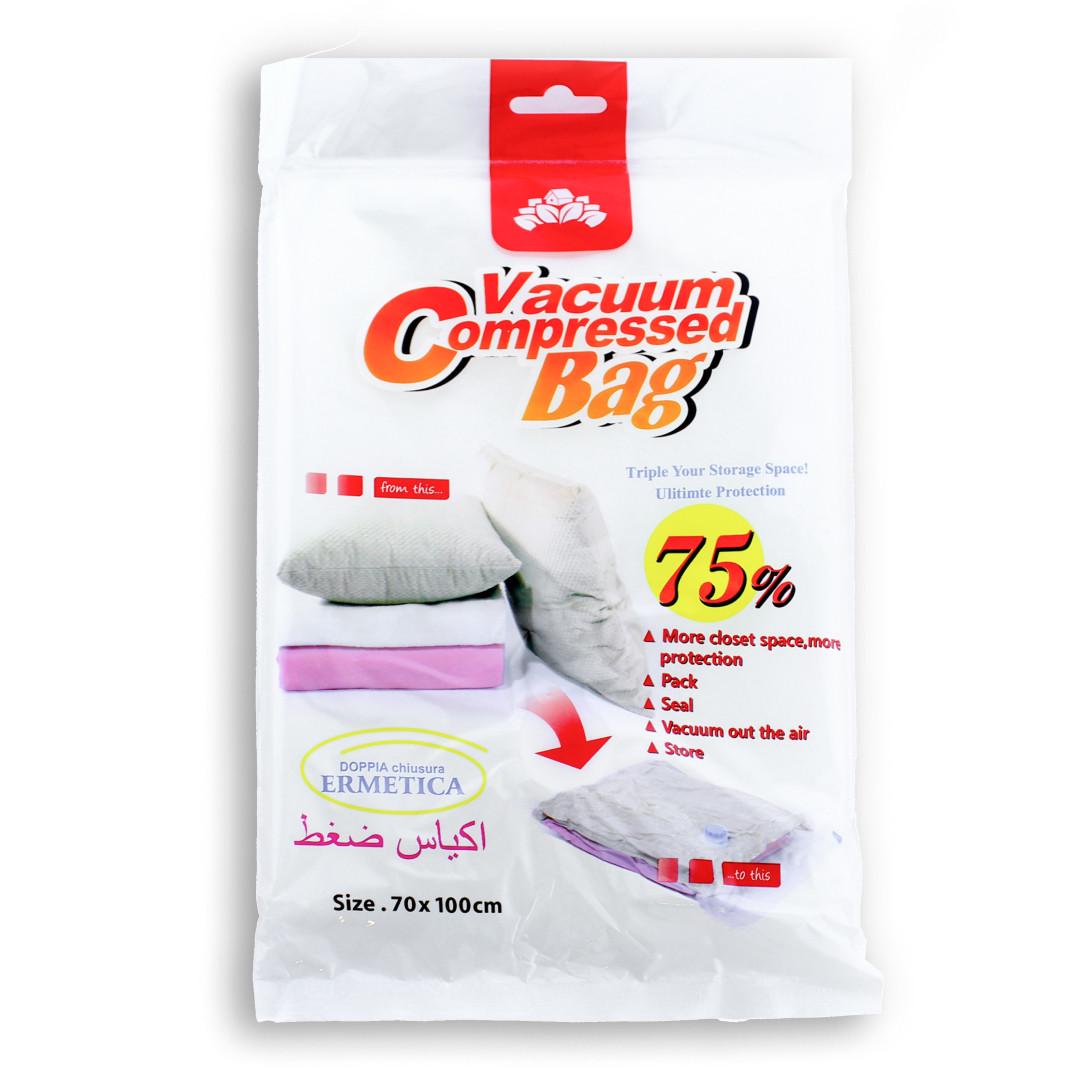 Вакуумні пакети для одягу та речей зберігання 70х100 см (2423602335)