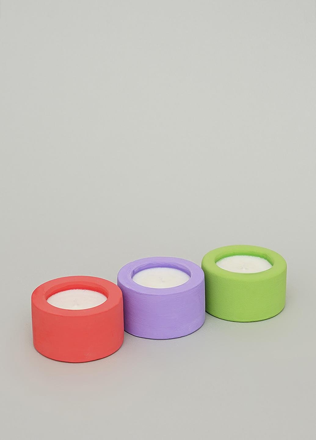 Набір Еко свічок Зелене яблуко Різнокольоровий (SVS-90038) - фото 2