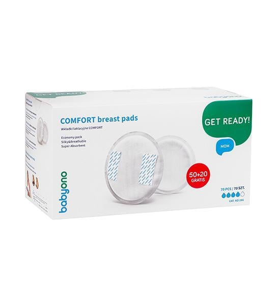 Вкладки лактаційні Babyono COMFORT 70 шт. (21542210)