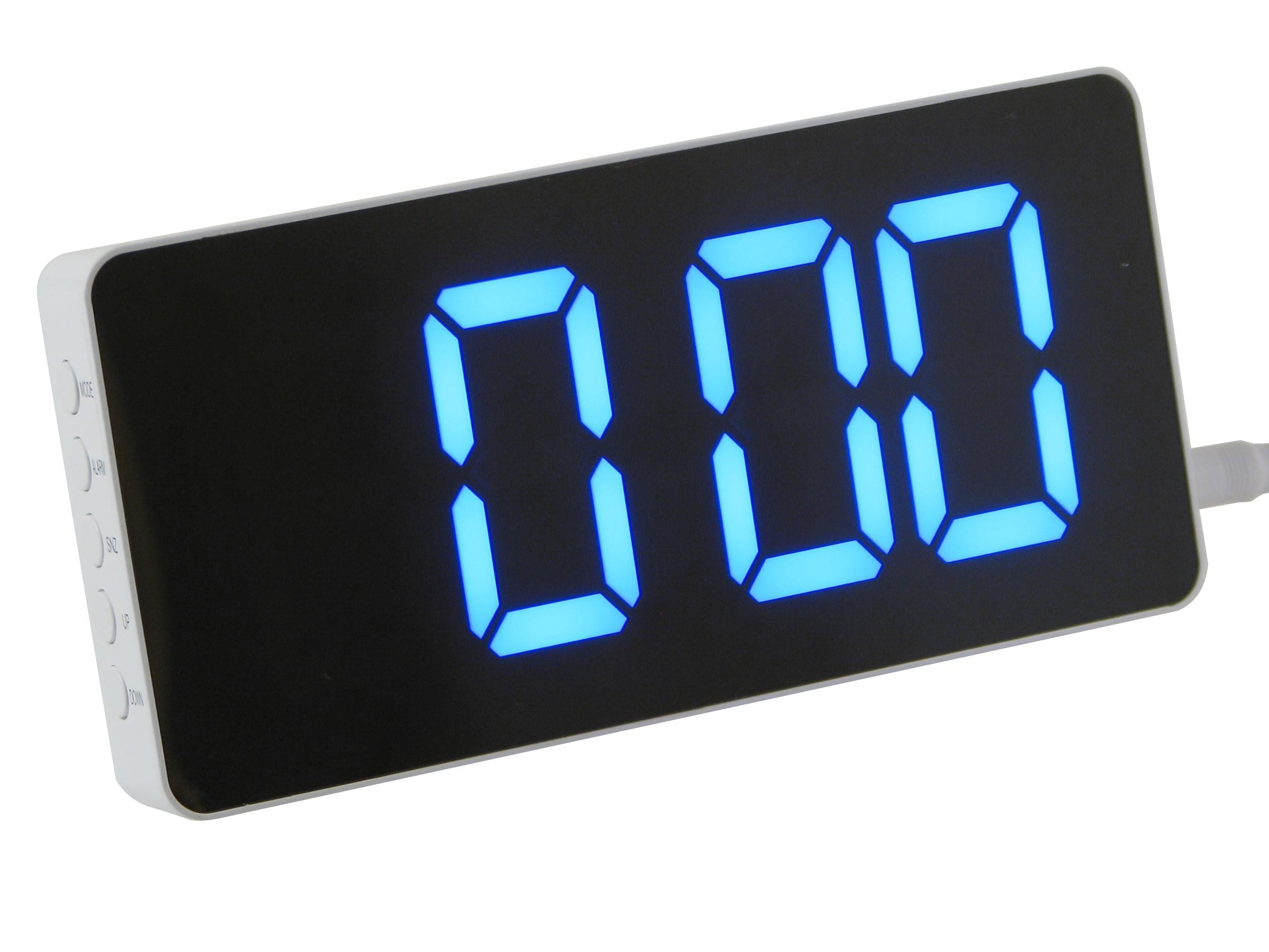 Часы настольные зеркальные 24825 Синий