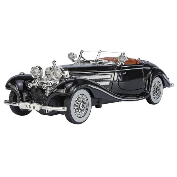 Моделька машины Mercedes-Benz 500K 1936 года Черный (AN00491-1)