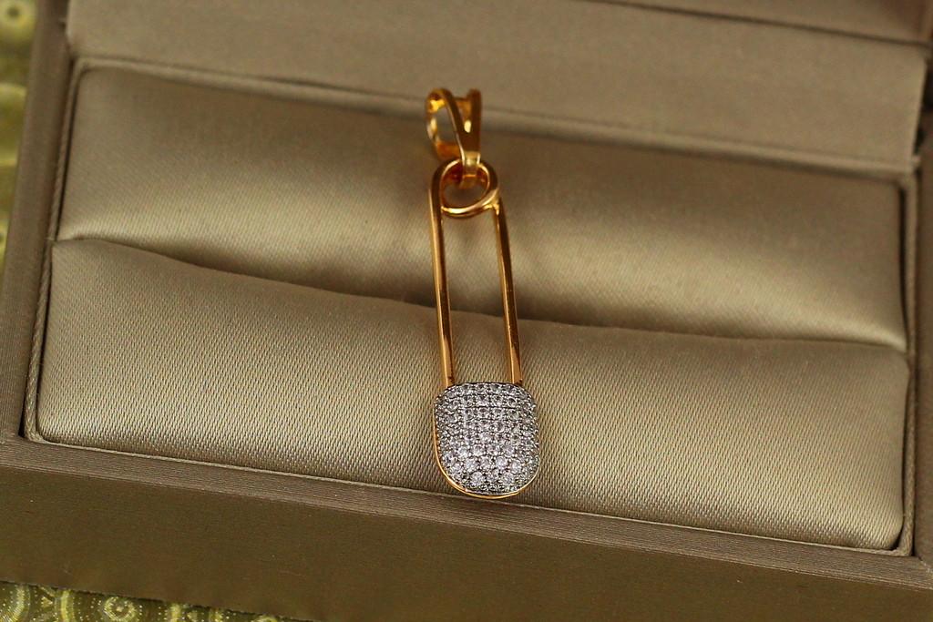 Кулон Xuping Jewelry булавка с родием 3,1 см Золотистый (2629124681) - фото 2 Кулон Xuping Jewelry булавка с родием 3,1 см Золотистый (2629124681) - фото 2