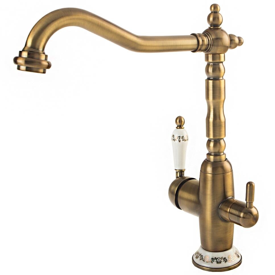 Смеситель комбинированный Fabiano FKM 314 Brass Antique (3193)