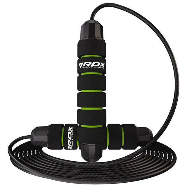 Скакалка скоростная RDX SKIPPING ROPE STEEL COATED CABLE W1 Зеленый (A-013205)