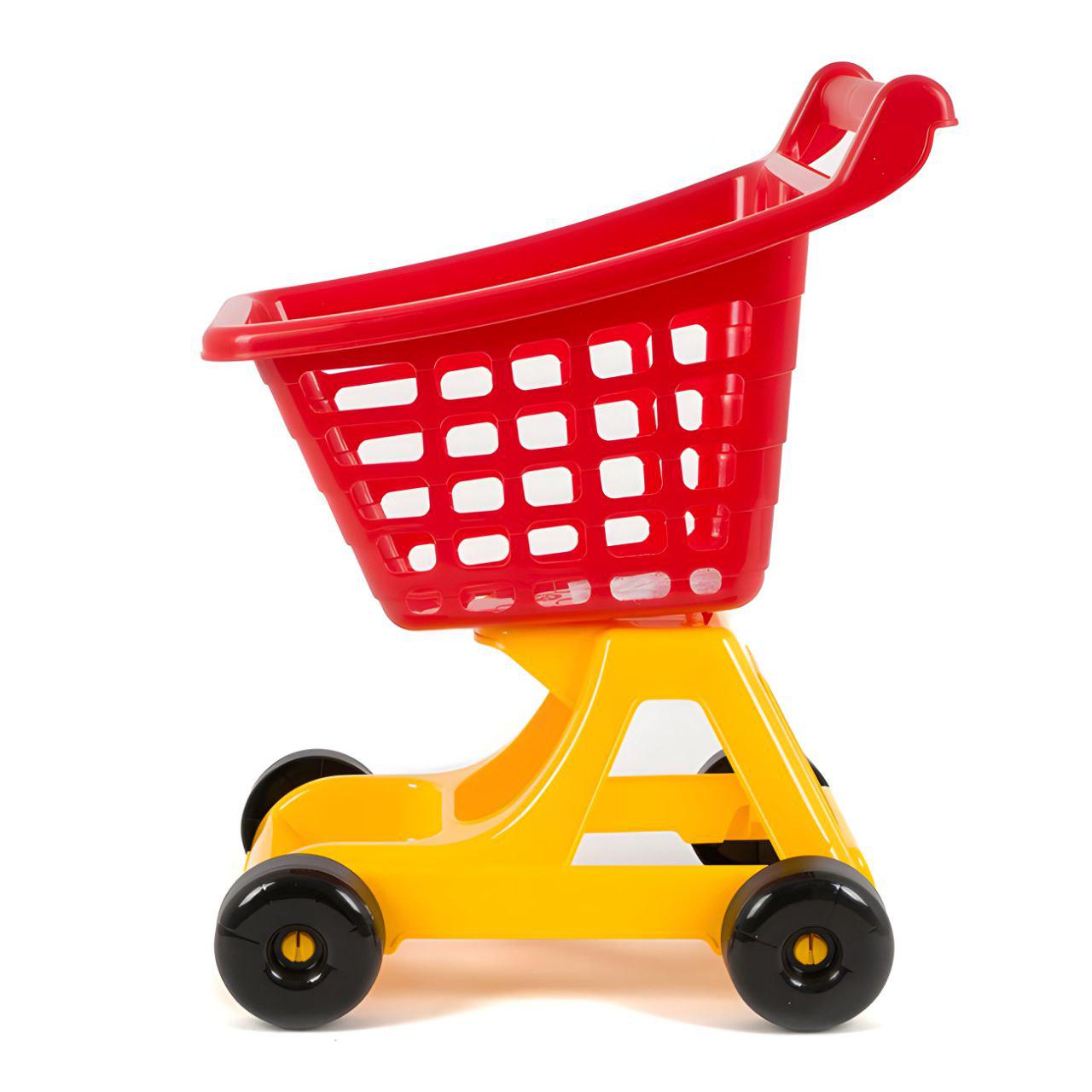 Детская игрушечная тележка для супермаркета Красный (51250) - фото 3 Детская игрушечная тележка для супермаркета Красный (51250) - фото 3