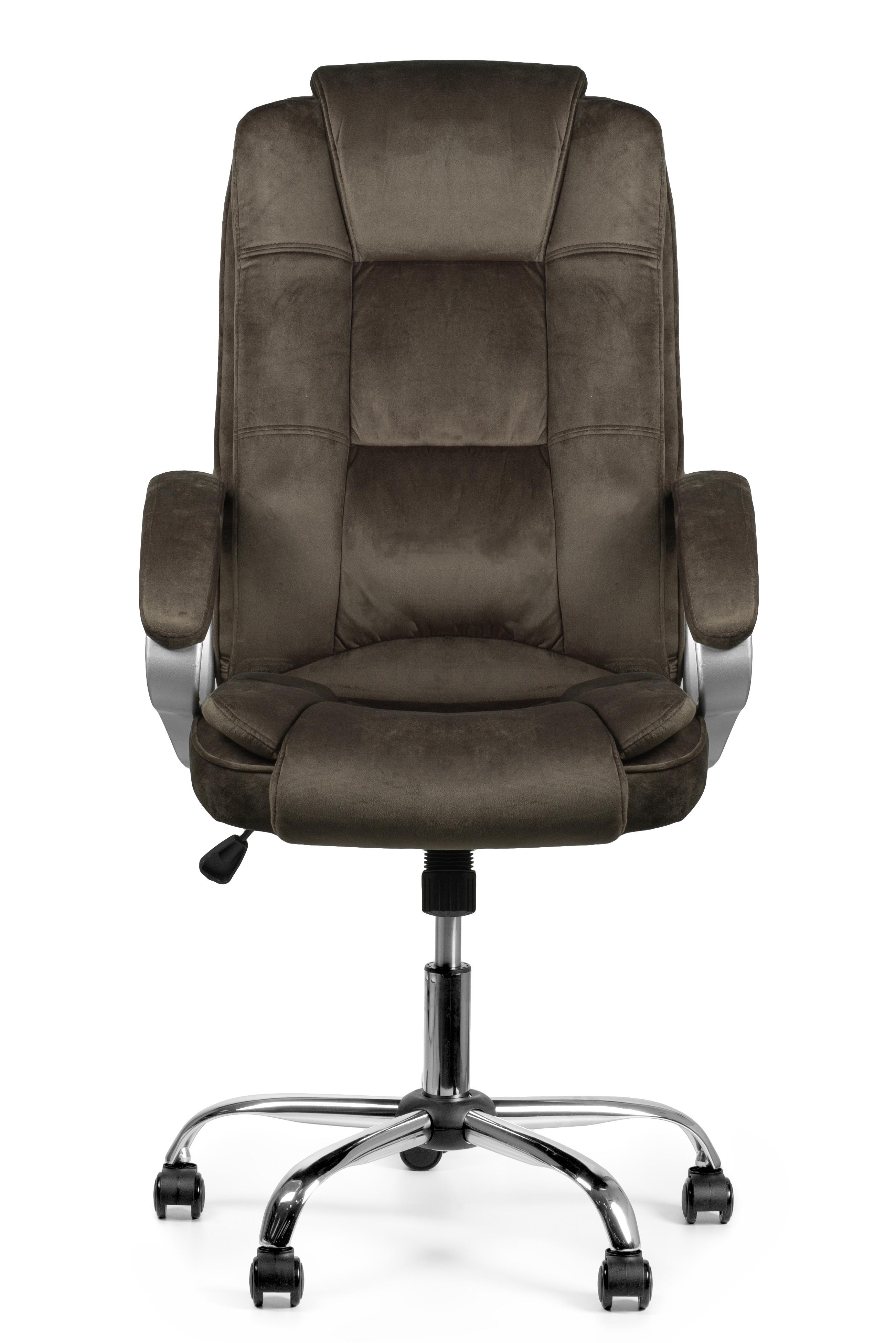 Кресло офисное эргономичное Barsky Soft Microfiber с качением Tilt Brown (Soft-02) - фото 2 Кресло офисное эргономичное Barsky Soft Microfiber с качением Tilt Brown (Soft-02) - фото 2