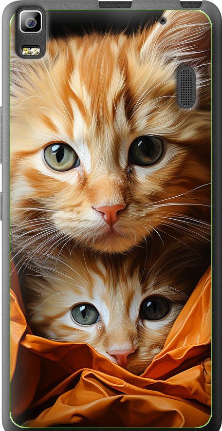 Чехол на Lenovo A7000 Котики 2 (5664t-120-42517)