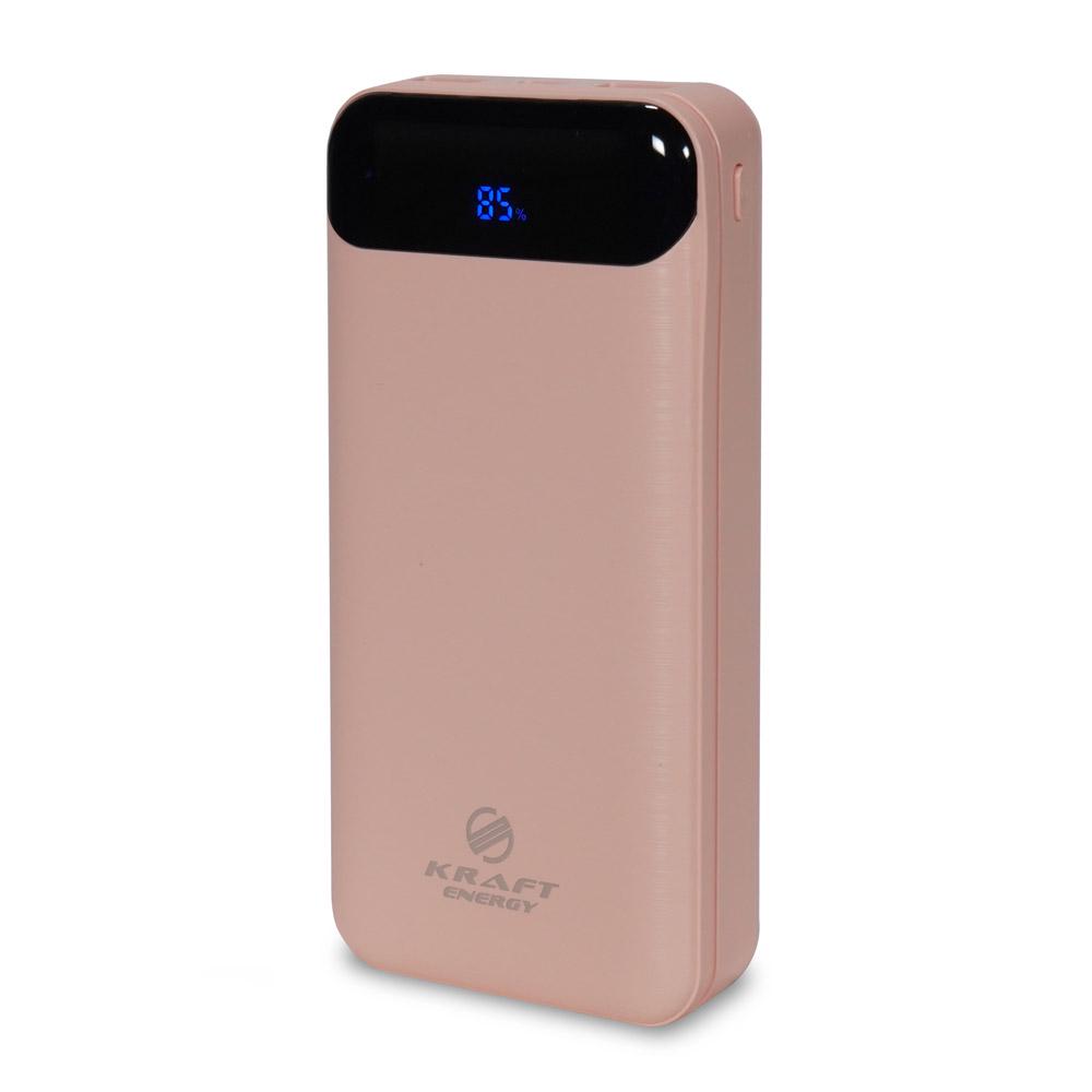 Повербанк Kraft KPB-2020FC 22.5W QC 3.0 20000 mAh Pink (43-00096) - фото 2