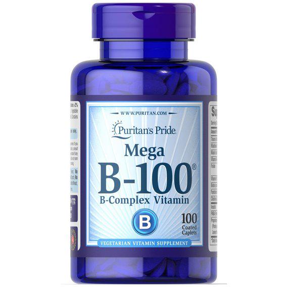 В комплекс Puritan's Pride Vitamin B-100 Complex 100 Caplets • Краща ...